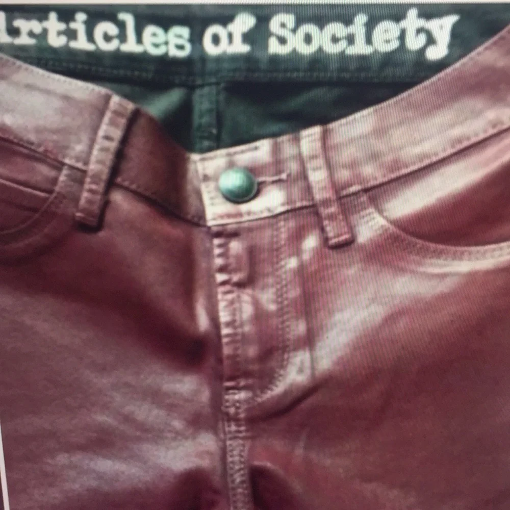 Articles Of Society Mya Coated Skinny Jeans